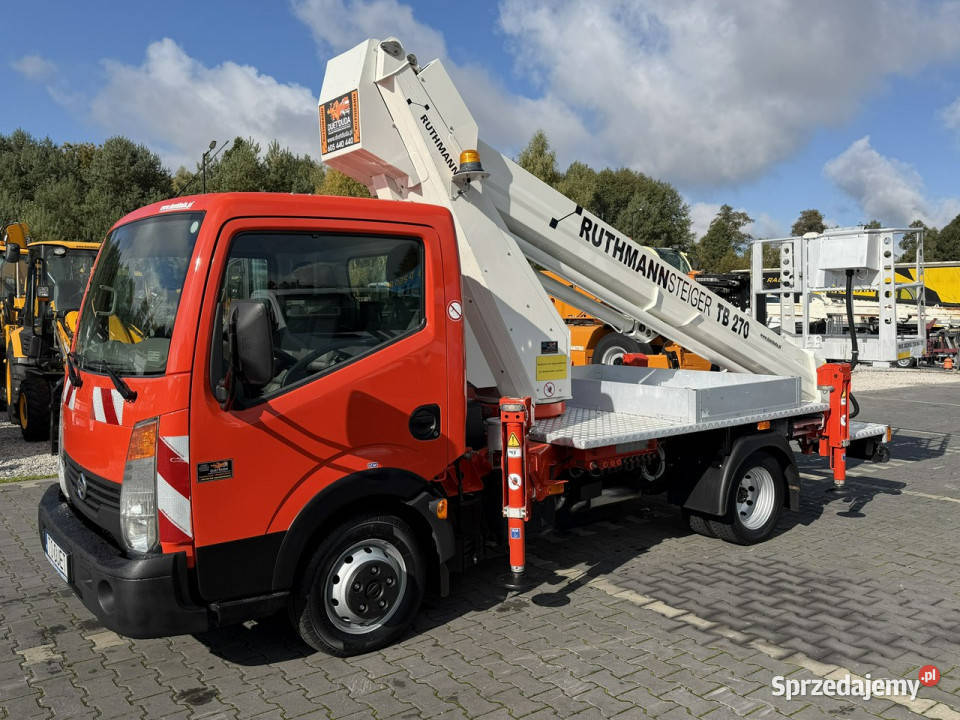 Nissan Cabstar Podnośnik Koszowy RUTHMANN TB 270 Widełki sprzedam