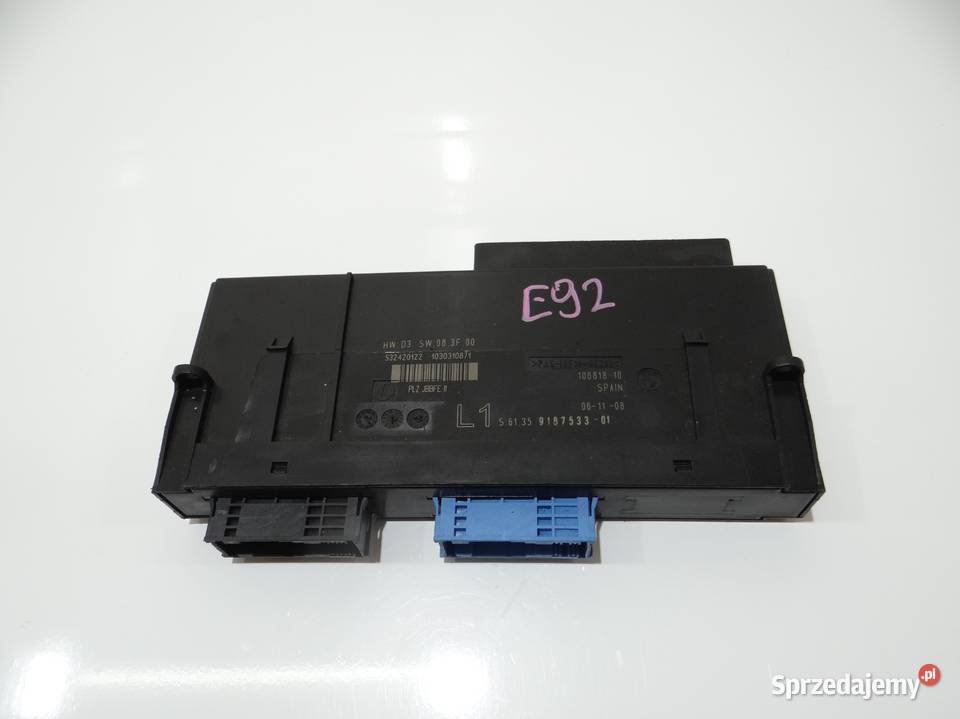 MODUŁ KOMFORTU BMW E92 9187533 osobowe Strzyżewice