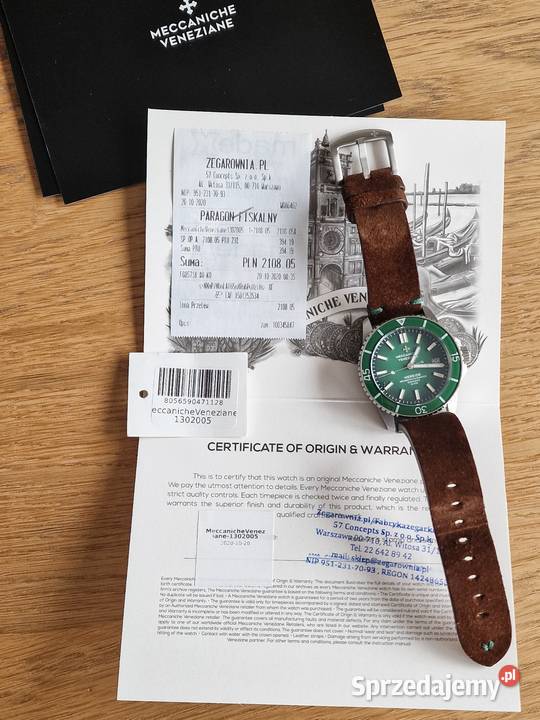 Zegarek Meccaniche Veneziane 1302005 Kraków