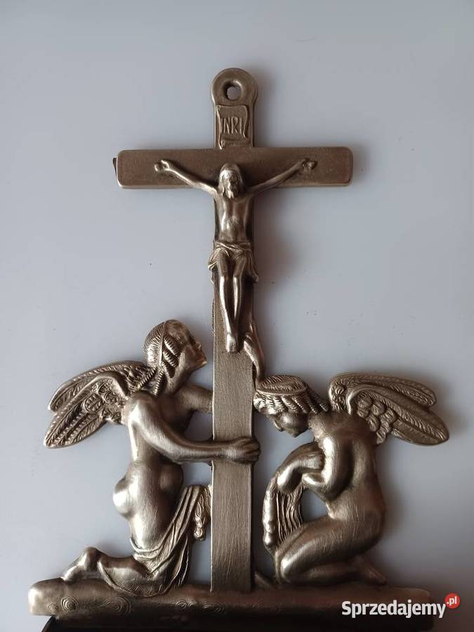 Piękna duża kropielnica mosiężna Poznań