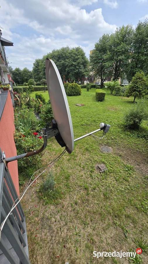 Antena satelitarna z podwójnym konwerterem Sharp Anteny Bytom sprzedam