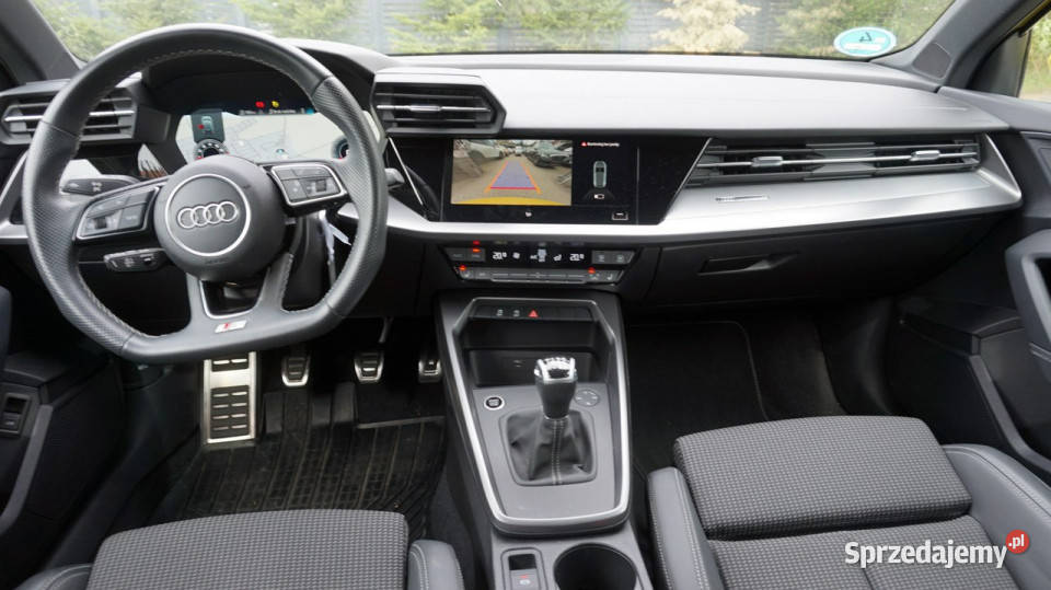 Audi A3 Sportback super stan Gwarancja 8Y 2020 podgrzewane fotele Zielona Góra