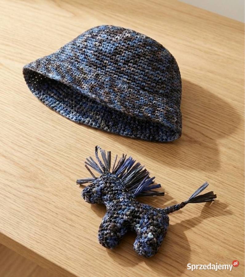 Kapelusz Panama i zawieszek na torebkę crochet Dla kobiet Piotrków Trybunalski