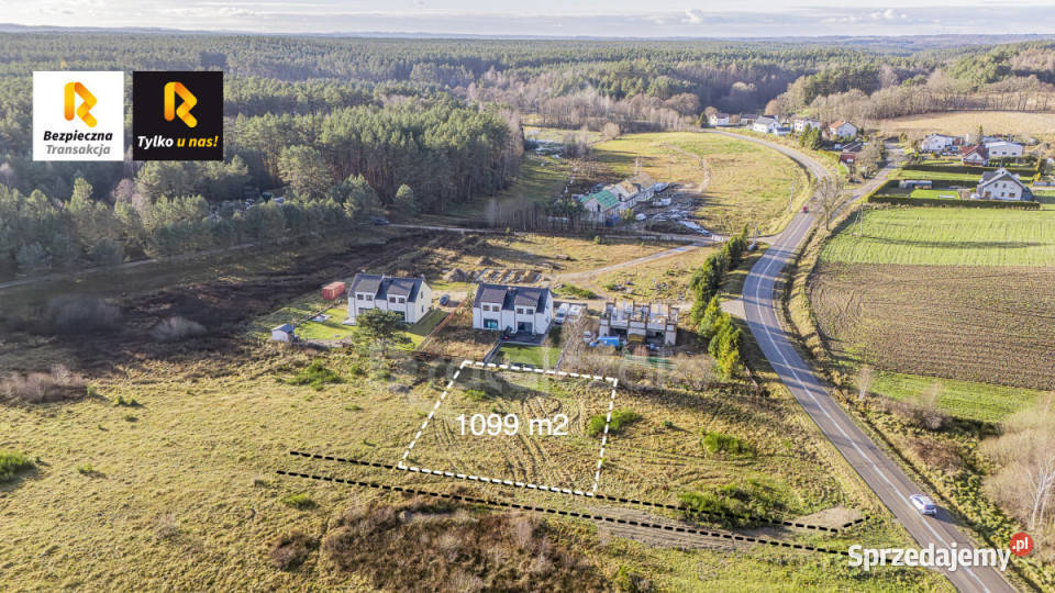 Działka Wielka Piaśnica Kaszubska 1099m2