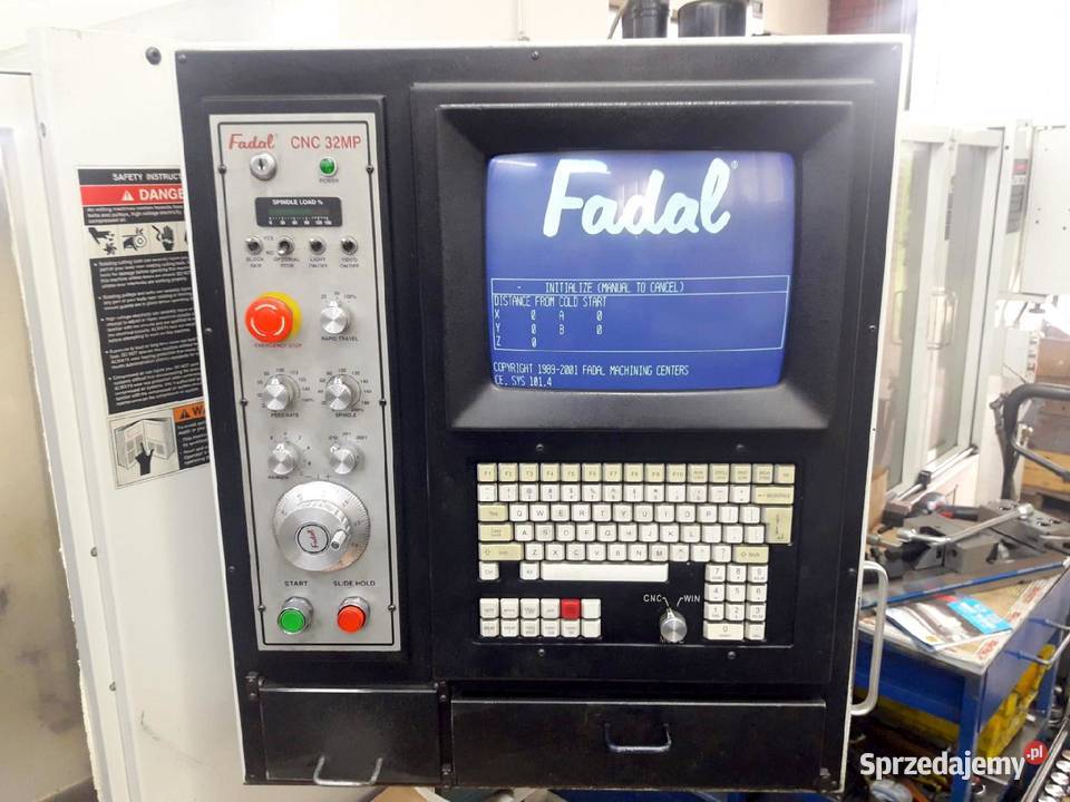 Centrum obróbcze pionowe CNC FADAL VMC 2016L Jelenia Góra
