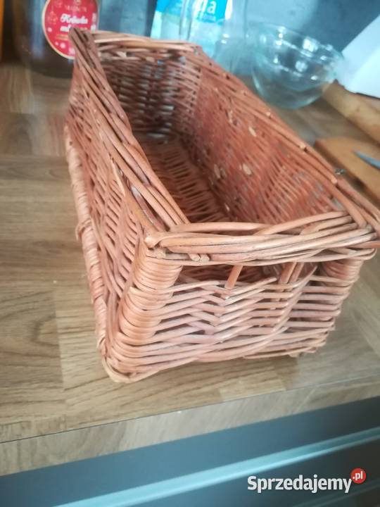 Koszyki pojemniki wiklinowe 14x11x30 Kąty Wrocławskie sprzedam