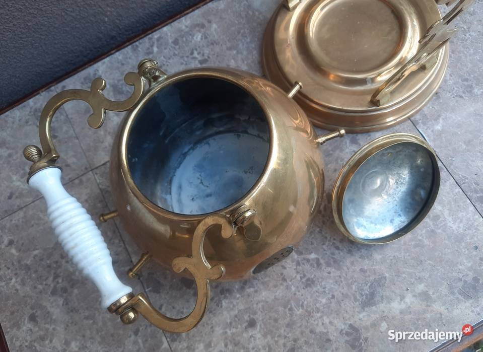 Stara niekompletna buliera mosiądz dekoracja Tczew