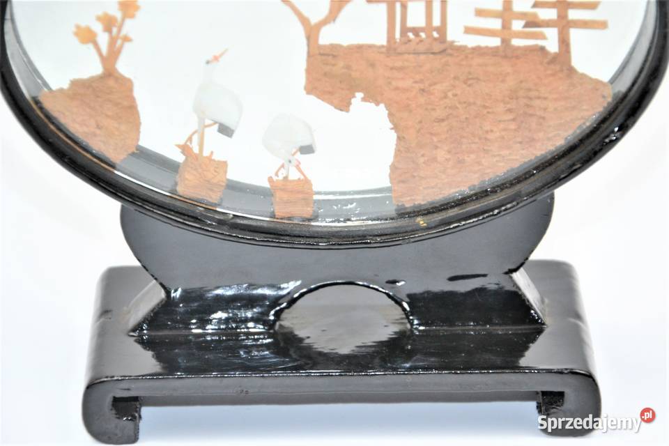 Chiński świat w miniaturze rękodzieło pocz XXw Warszawa