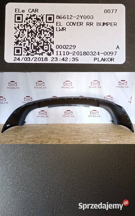 HYUNDAI IX35 10 SPOILER DOKŁADKA DOLNA ZDERZAKA