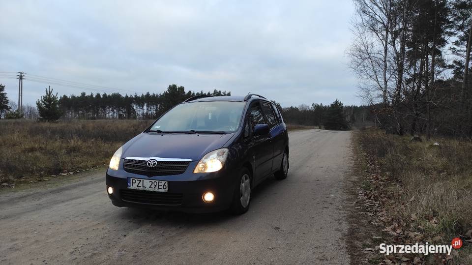 Toyota Corolla Verso 20 D D4D clima wielkopolskie Chodzież