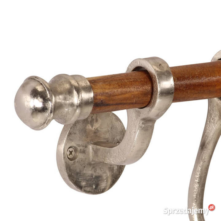 Wieszak ścienny na płaszcze 75x15 aluminium Warszawa