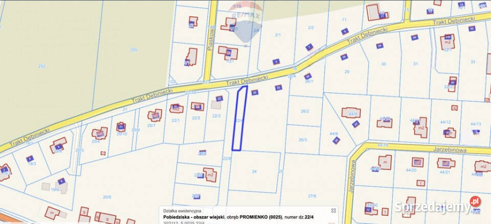 Na sprzedaż działka budowlana PromienkokBiskupic Promienko