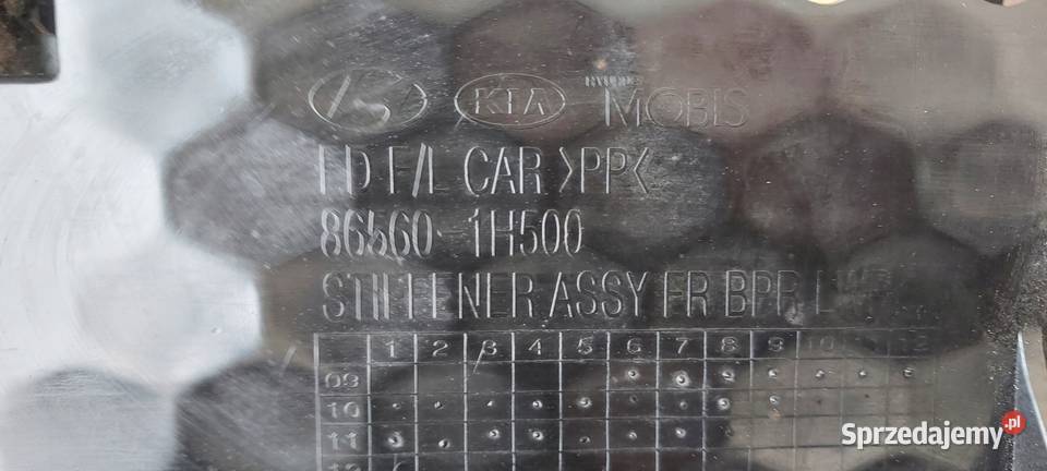 OSŁONA WZMOCNIENIE ZDERZAKA PRZÓD KIA CEED LIFT