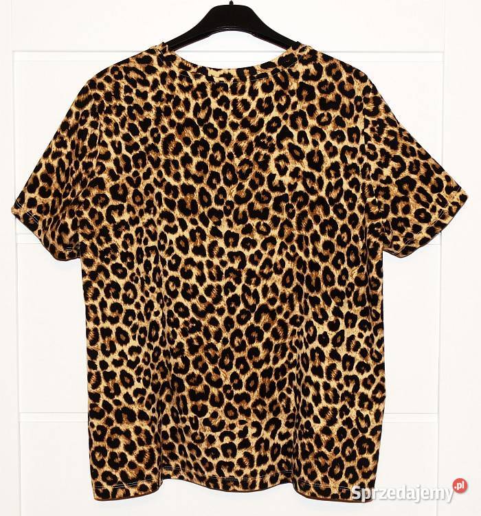Bluzka wiosenna letnia tshirt w panterkę 100 Gliwice