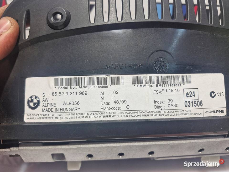 BMW E90 E92 E93 NAWIGACJA CZYTNIK MONITOR IDRIVE