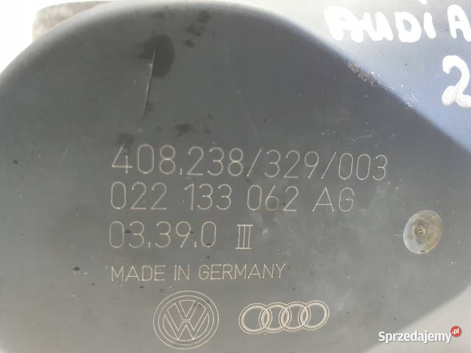 PRZEPUSTNICA Audi A3 8P 32 V6 022133062AG Chełm sprzedam
