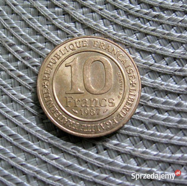 Francja 10 Franków 1987r Kalisz