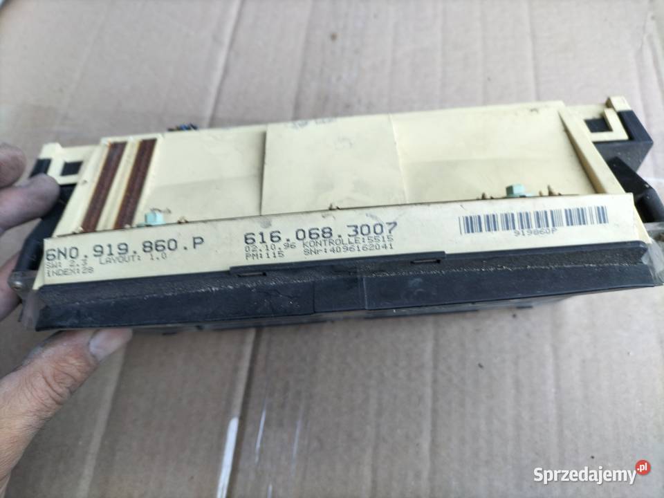 LICZNIK ZEGARY Volkswagen Polo III 6 6N0919860P Części Kamień-Kolonia sprzedam