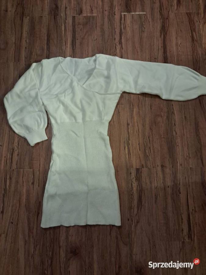 nowa biała sukienka rozmaiar S brak metki Sandomierz
