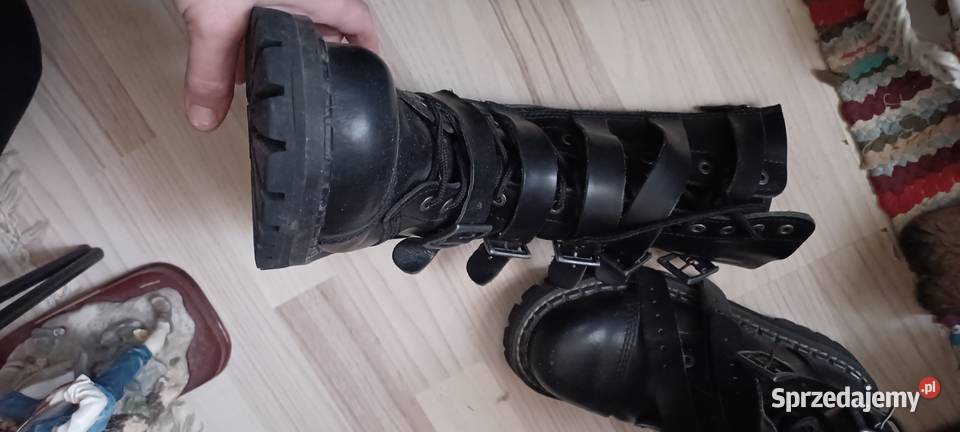 glany skórzane ROCK na wąski przegub i wąską Poznań