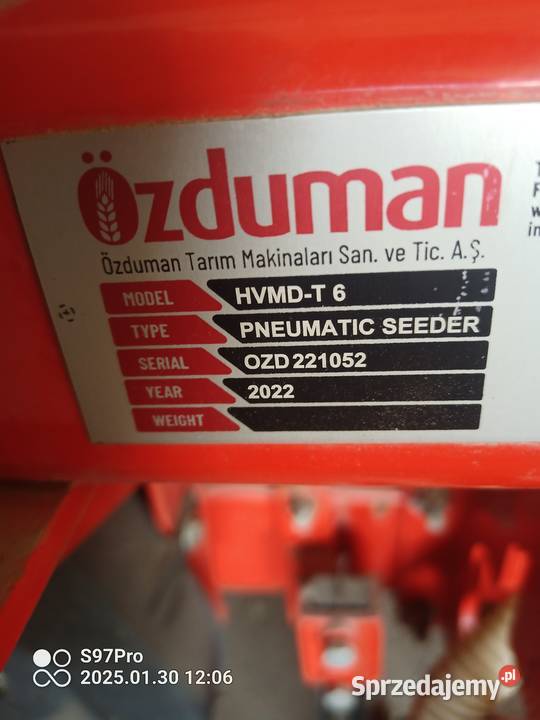 Siewnik talerzowy do kukurydzy ozduman gaspardo