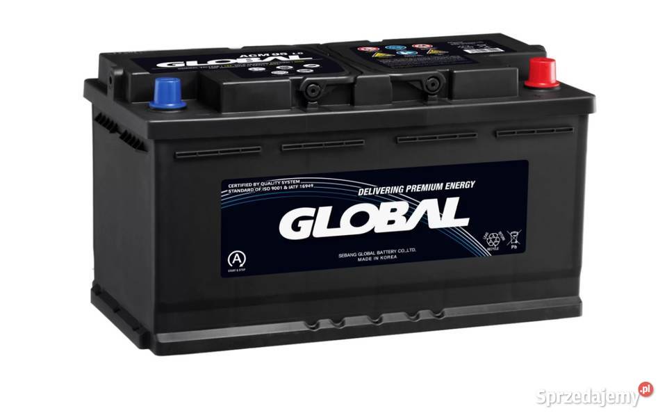 Akumulator Global AGM STARTSTOP 92Ah 850A Części samochodowe Rzeszów