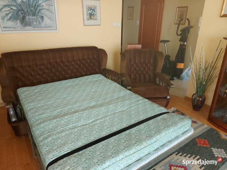 sprzedam komplet kanapa z fotelem 99cm Meble mazowieckie Warszawa
