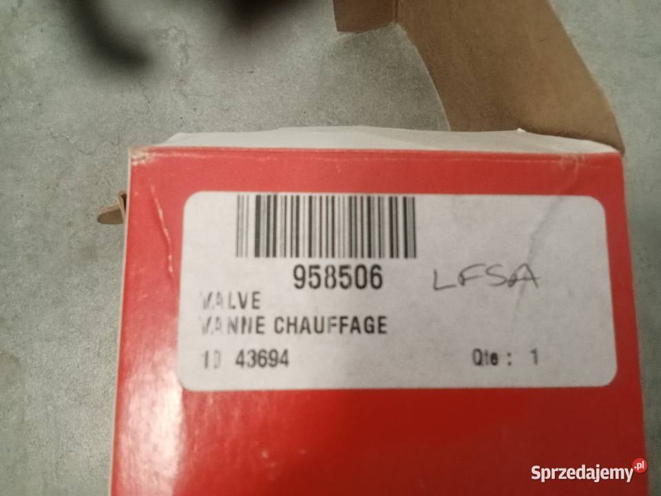 Zawór ogrzewania MANITOU 958506