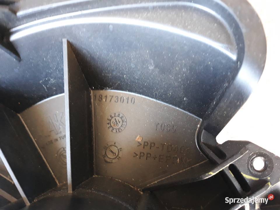 FIORINO NEMO BIPPER DMUCHAWA WENTYLATOR NAWIEWU wentylatory chłodnicy