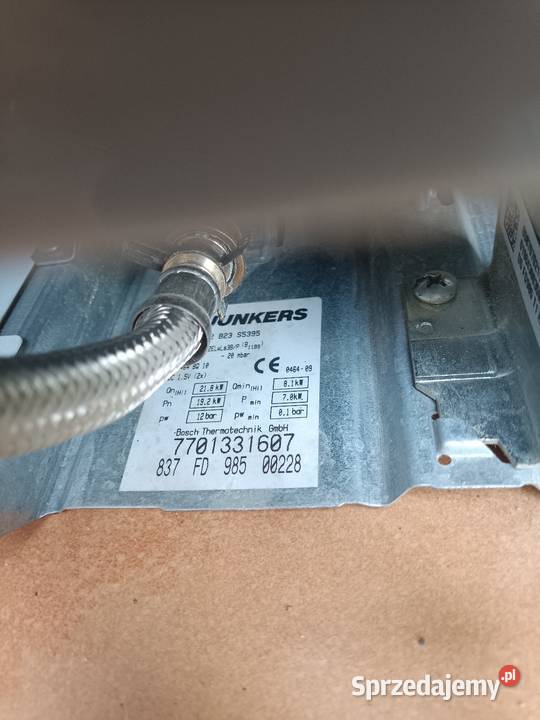 Terma Junkers Powercontrologrzewacz WRDP Wilamów-Parcela