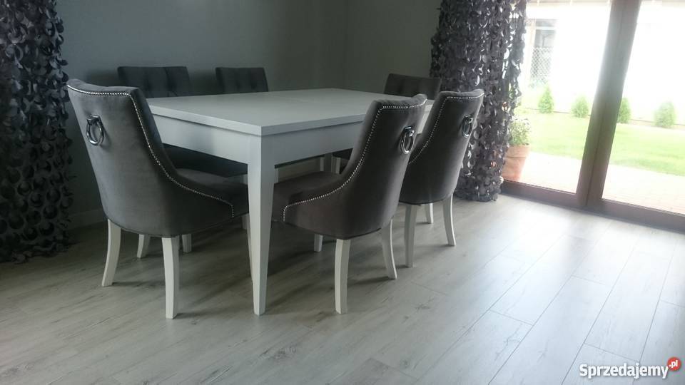 Chesterfield do salonu hampton glamour krzesło z Wrocław