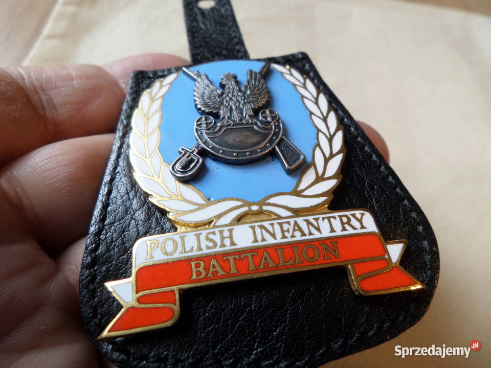 Odznaka POLISH INFANTRY BATTALION oryginał Poznań