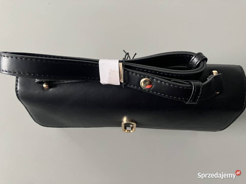 czarna torebka torba sinsay kopertowka