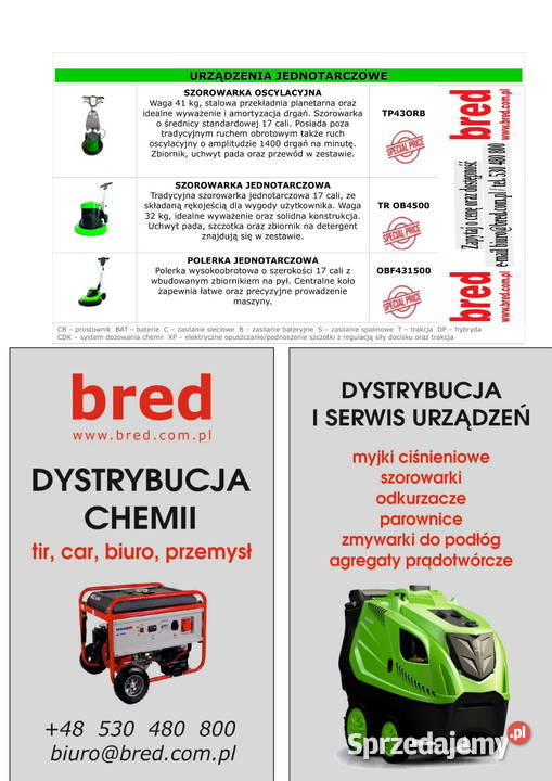 Ręczna zamiatarka do posadzek IPC 510 M Bytów sprzedam