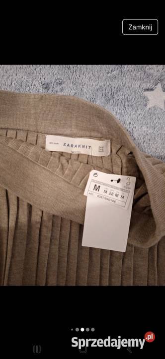 Spódnica damska Zara rozmiar M Rozmiar 38(M) mazowieckie Warszawa