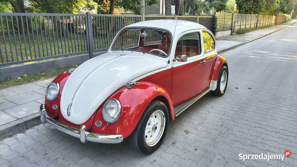 VOLKSWAGEN GARBUS 1300 MODEL 1968 PRODUKCJI 1967 czerwony Zgierz