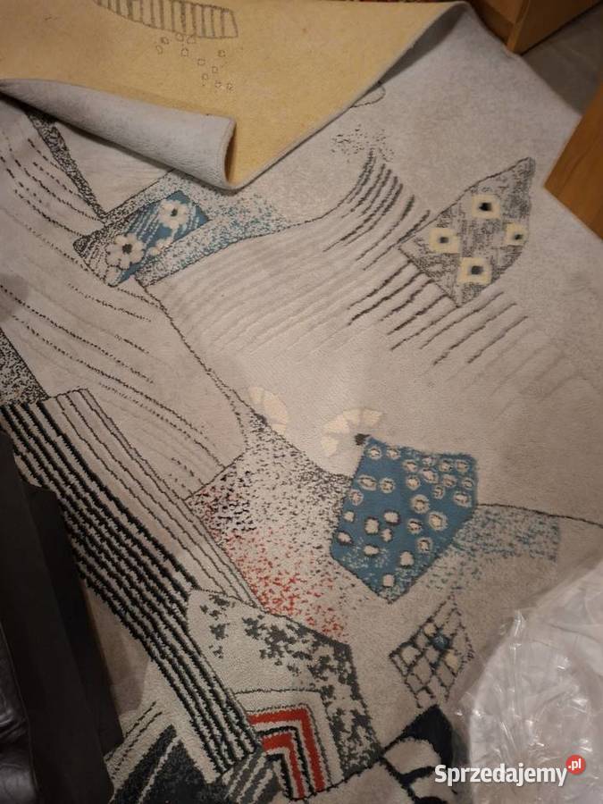 Dywan grubszy duży szary Dywany lubelskie Lublin