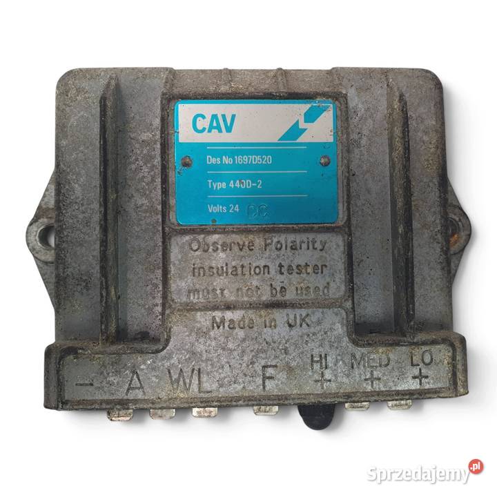 REGULATOR NAPIĘCIA CAV 24V DAF 1697D520 6241224 lubelskie Chełm sprzedam