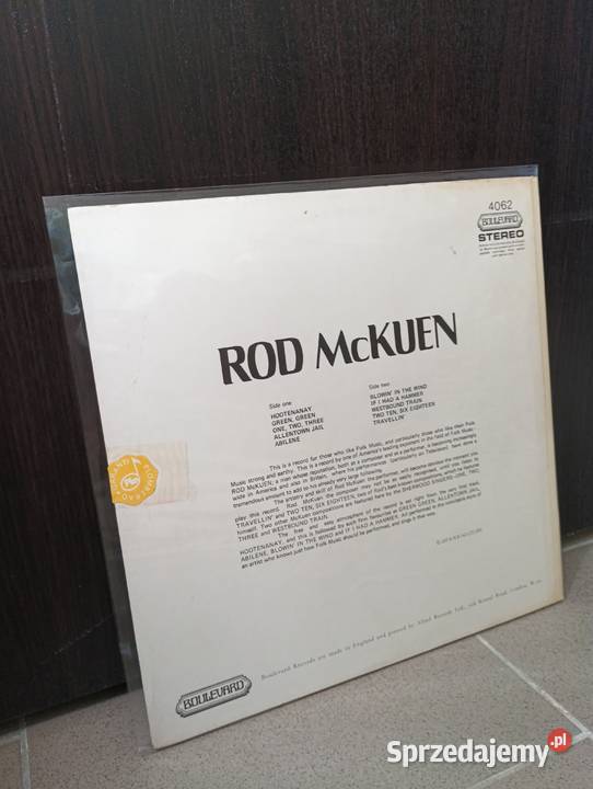 Rod McKuen Folk album 1971 Boulevard Records LP płyta winylowa Puławy sprzedam