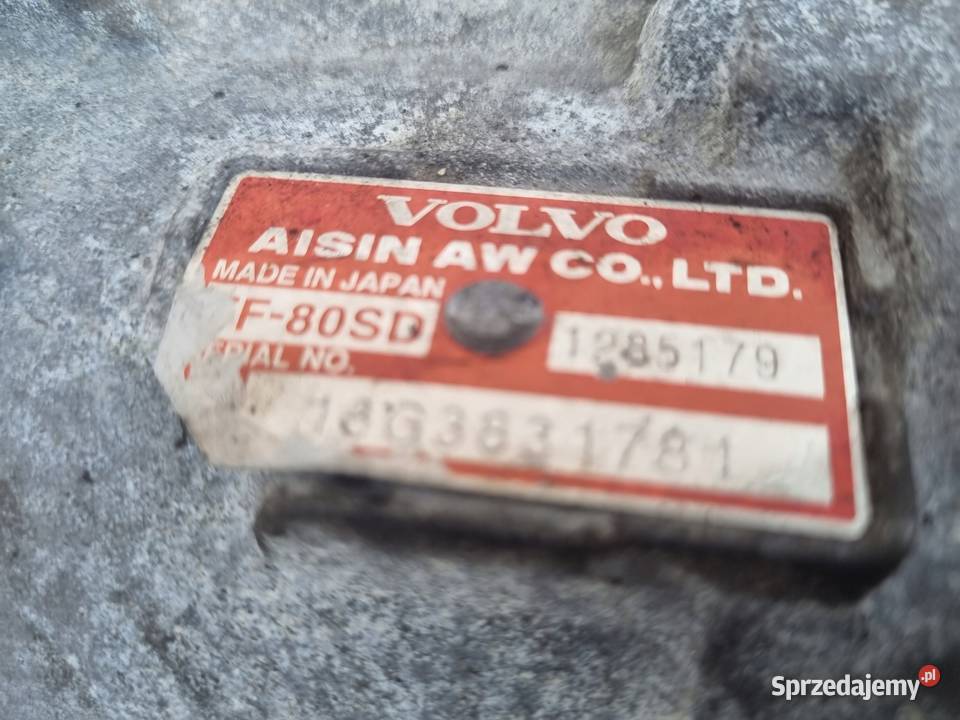 Volvo S60 II V60 20 D3 D4 D5 AUTOMATYCZNA Skrzynie biegów manualne Janów