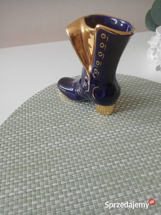 Ozdobny bucik fajans Poznań sprzedam