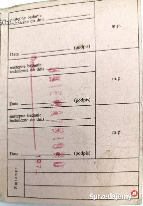 Zabytkowe kolekcjonerskie dokumenty Simka Aronde Kępno