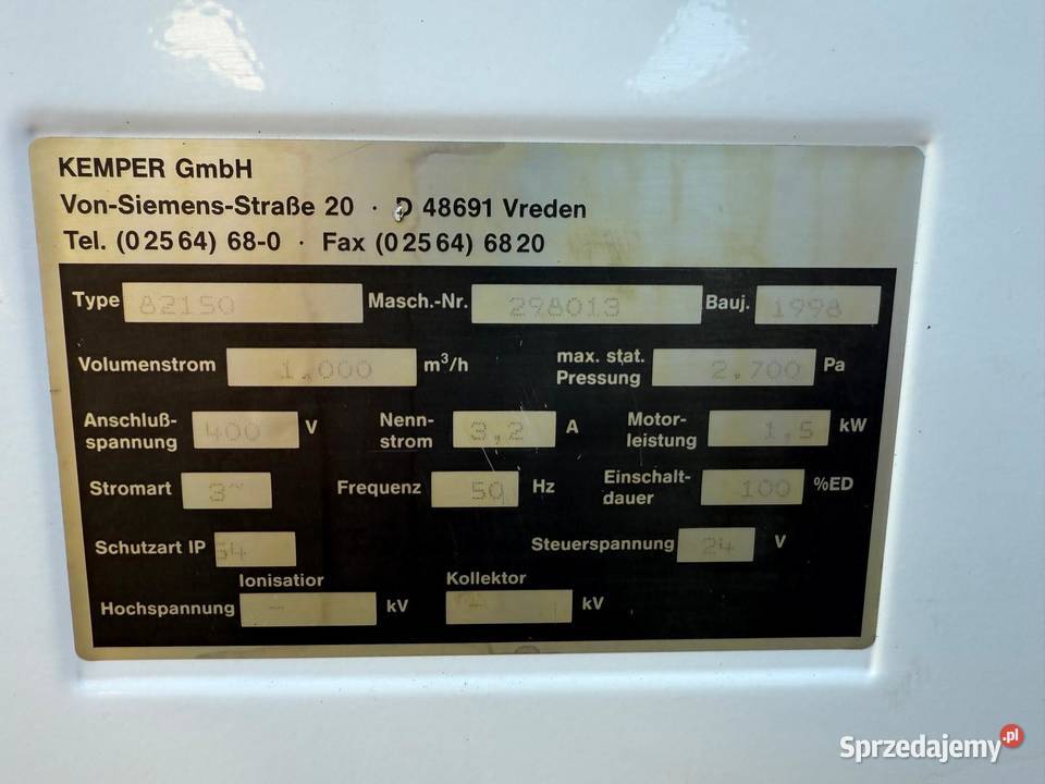 Odciąg dymu spawalniczego wyciąg samoczyszczący opolskie Zdziechowice