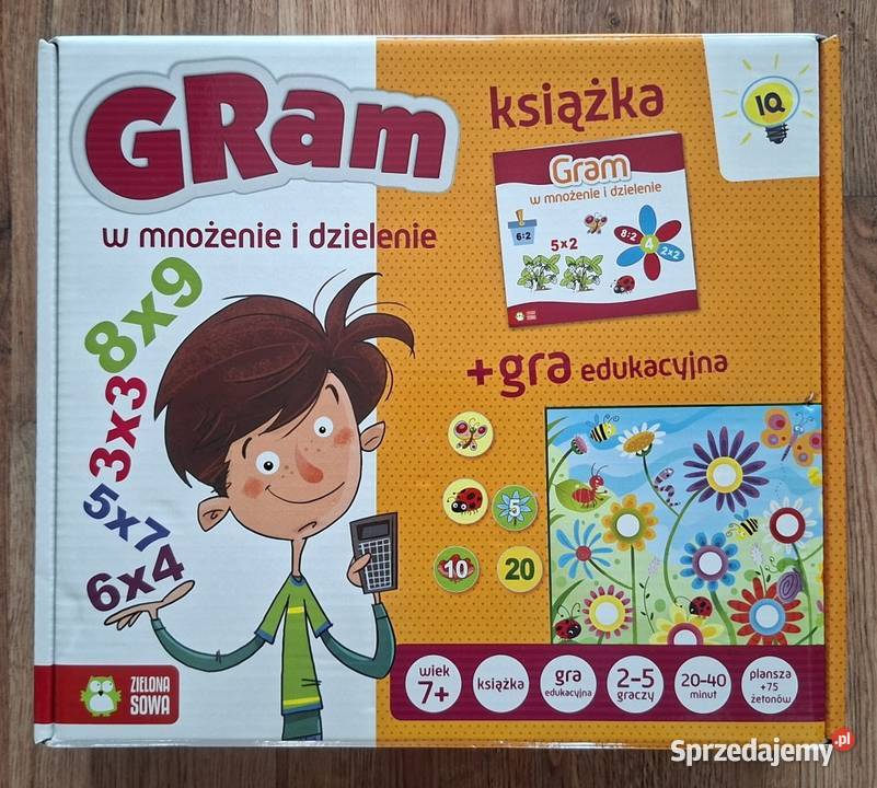 Książka gram w mnożenie i dzielenie gra lubuskie Zielona Góra sprzedam
