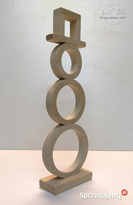 Bałwan drewniana baza do ozdabiania wysokość 40