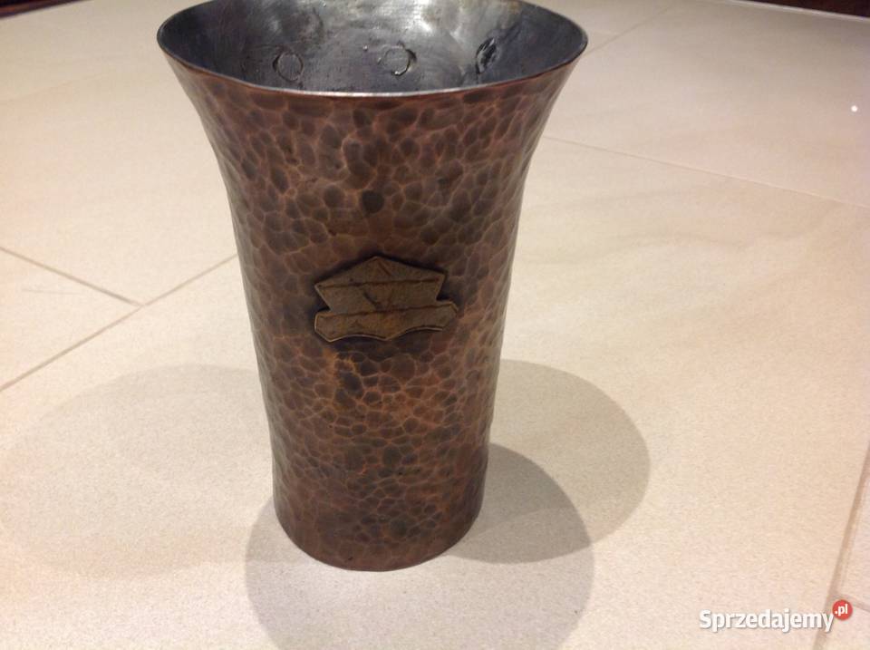 Miedziany Kufel średniowieczny kuty Replika Pozostałe Nowa Sól sprzedam