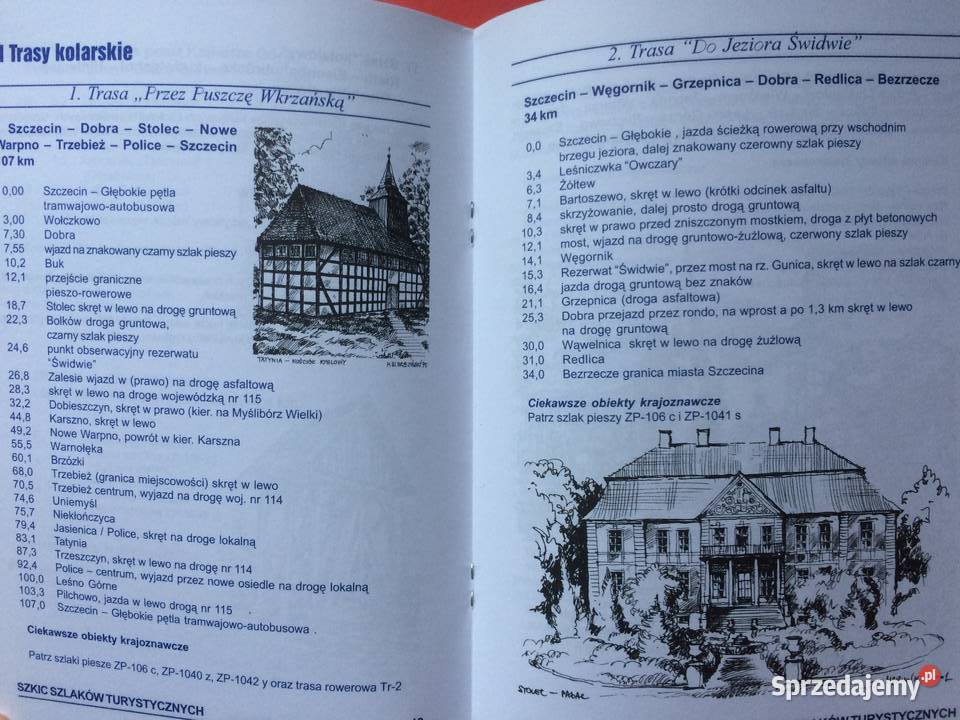 846 Szkic Szlaków Turystycznych Polic I