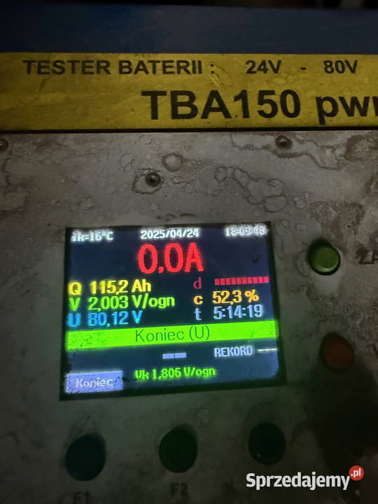 akumulator trakcyjny bateria trakcyjna 80v220Ah Działoszyn