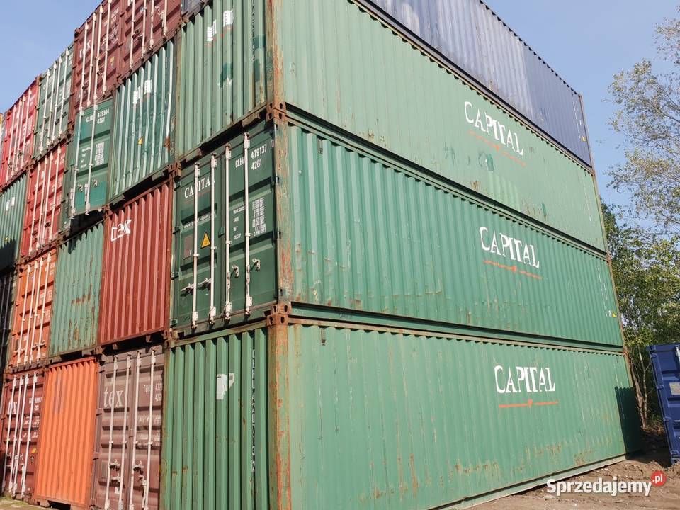 Kontener morski 40DVDC magazyn garażsprzedam Magazynowanie Gdańsk sprzedam