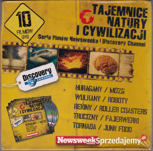 10 filmów DVD Tajemnice natury i cywilizacji Filmy Rzeszów sprzedam